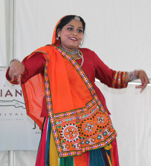 PoonamDance Indian Dance Group from Toledo Ohio performed an Indian dance at the 2024 Cleveland Asian Festival
