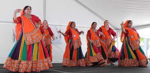 PoonamDance Indian Dance Group from Toledo Ohio performed an Indian dance at the 2024 Cleveland Asian Festival