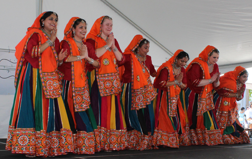 PoonamDance Indian Dance Group from Toledo Ohio performed an Indian dance at the 2024 Cleveland Asian Festival