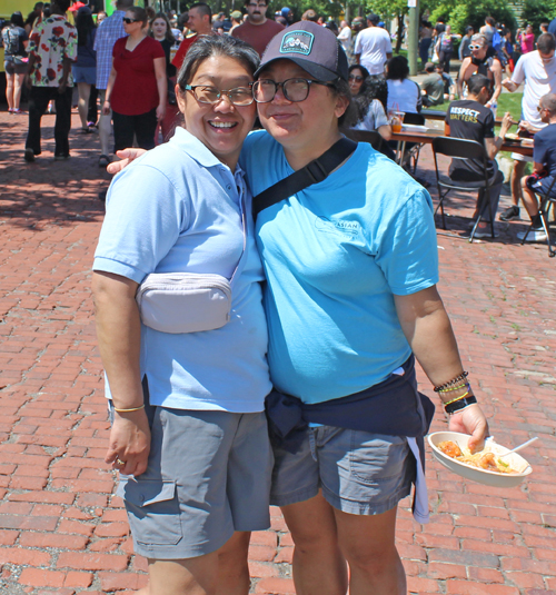 Cleveland Asian Festival Volunteers Vera Boggs & Kathie Fong 