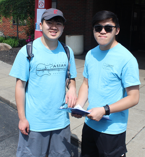 Cleveland Asian Festival Volunteers Jacob Yee & Micah Yee 