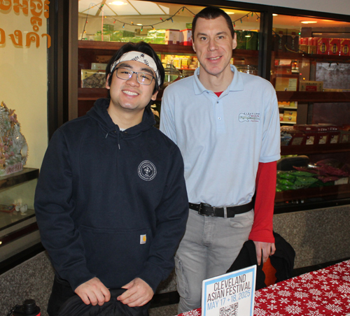 Brandon Ngo and Mike Gibbons Cleveland Asian Festival volunteer committee co-chairs