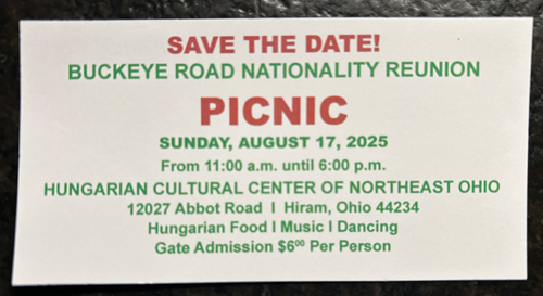 Buckeye Rd Picnic