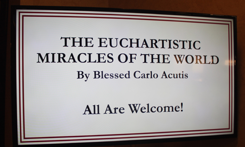 Eucharistic Miracles sign