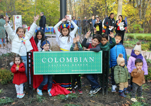 Uncovering the Colombian Cultural Garden sign