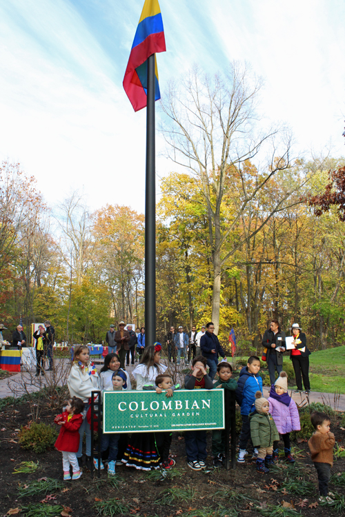 Uncovering the Colombian Cultural Garden sign