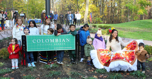 Uncovering the Colombian Cultural Garden sign