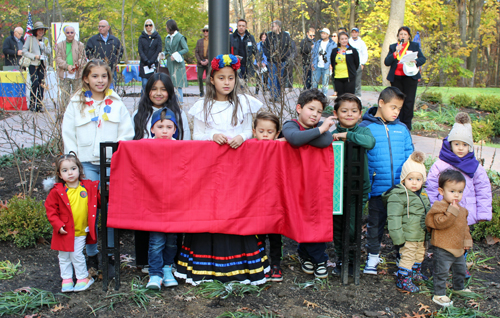 Uncovering the Colombian Cultural Garden sign