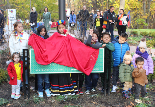 Uncovering the Colombian Cultural Garden sign