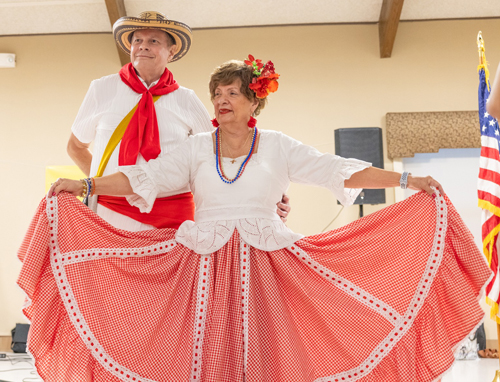 Traditional dances at Ohio Colombian Foundation Fundraising Carnival for the Colombian Cultural Garden