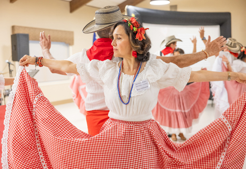 Traditional dances at Ohio Colombian Foundation Fundraising Carnival for the Colombian Cultural Garden