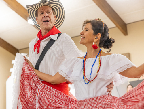 Traditional dances at Ohio Colombian Foundation Fundraising Carnival for the Colombian Cultural Garden