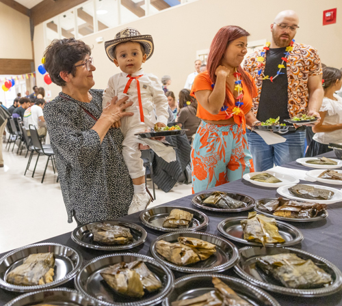 Food at Ohio Colombian Foundation Fundraising Carnival for the Colombian Cultural Garden