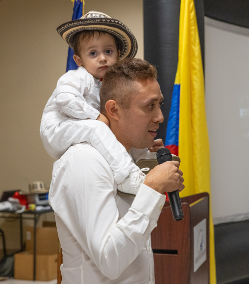 Speaker at Ohio Colombian Foundation Fundraising Carnival for the Colombian Cultural Garden