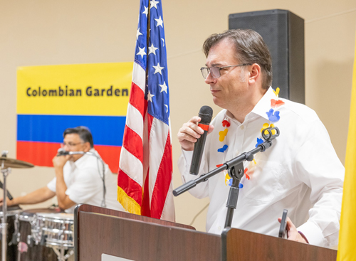 Speaker at Ohio Colombian Foundation Fundraising Carnival for the Colombian Cultural Garden