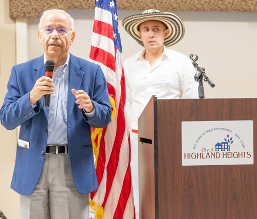 Speaker at Ohio Colombian Foundation Fundraising Carnival for the Colombian Cultural Garden