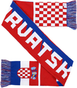 Croatia Soccer Knit Scarf