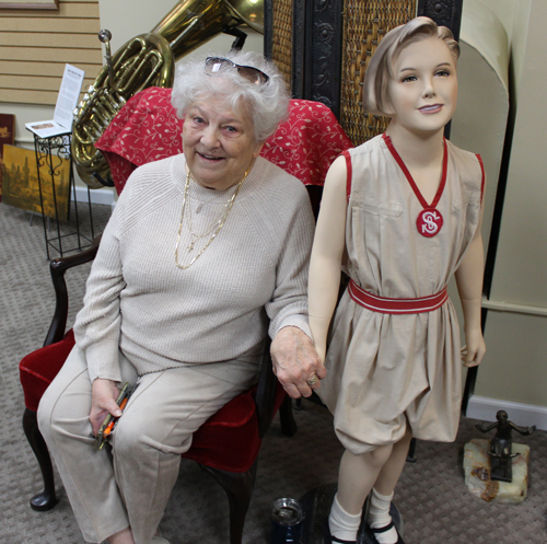 Georgia Maresh and Sokol mannequin