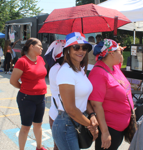 Having fun at first ever Dominican Festival held in the city of Cleveland