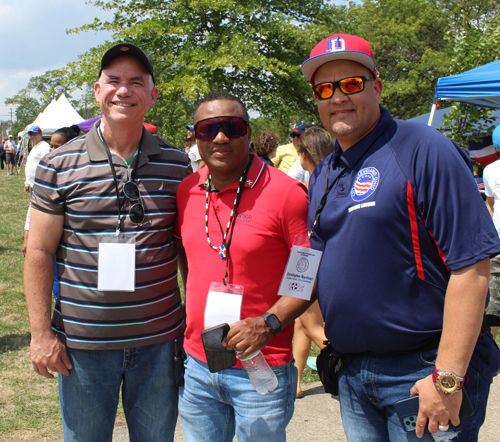 Shoghi Mclean, Juan Carlos Medina and Chris Martinez