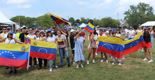 Venezuelan community at Festival