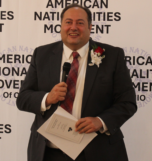 Mayor Antony Biasiotta speaking