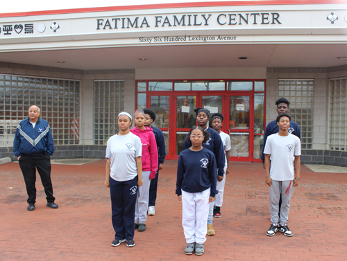 East Tech HS Air Force AFROTC students and Lt Col. William Sr.