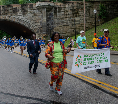 African American Garden at 2024 One World Day Parade of Flags