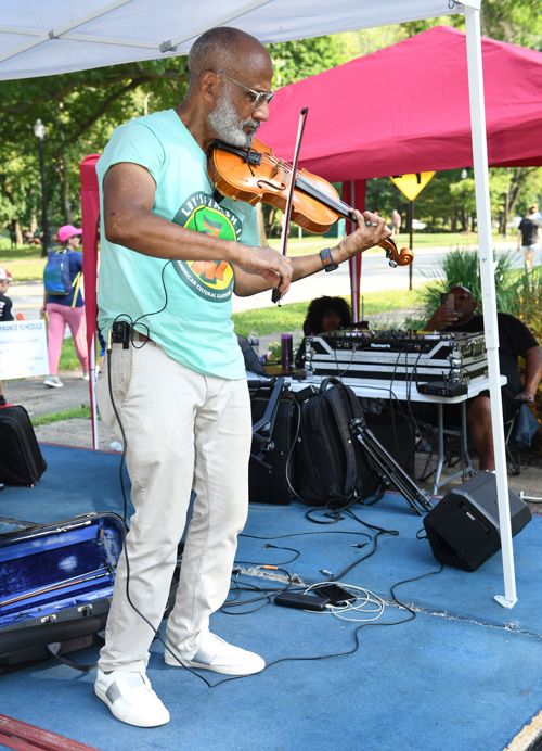 African American Garden at 2024 One World Day Obie Shelton