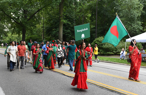 Bangladesh community in Parade of Flags on One World Day 2024