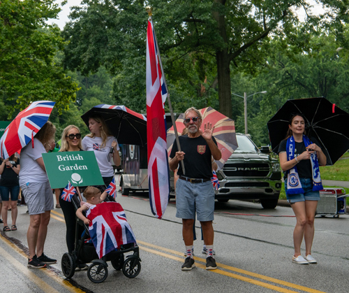 British Cultural Garden in the Parade of Flags on One World Day 2024