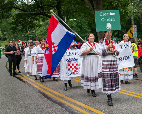 Croatian Cultural Garden in Parade of Flags on One World Day