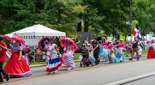 Dominican Community in Parade of Flags at 2024 One World Day in Cleveland