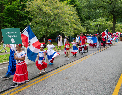 Dominican Community in Parade of Flags at 2024 One World Day in Cleveland