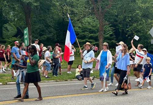 French Garden in the Parade of Flags at One World Day 2024