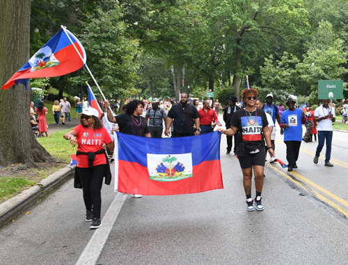 Haitian Community in Parade of Flags at 2024 One World Day in Cleveland