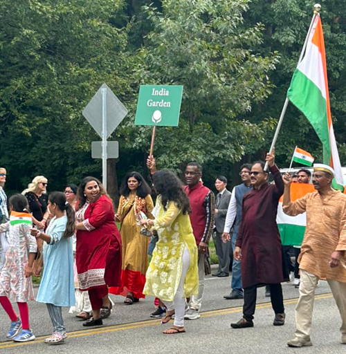 India Cultural Garden in the Parade of Flags on One World Day