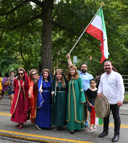 Iranian community in Parade of Flags on One World Day 2024