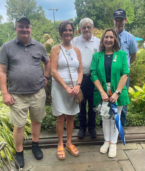 Gerry Quinn show at Irish Cultural Garden on One World Day in Cleveland 2024