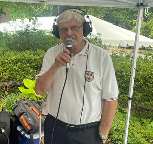 Gerry Quinn on the radio at One World Day