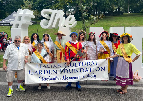 Italian Cultural Garden in Parade of Flags on One World Day 2024