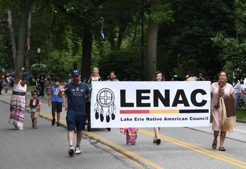 Native American Cultural Garden in the Parade of Flags on One World Day 2024