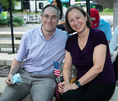 New citizens at Naturalization Ceremony at One World Day