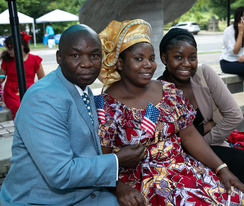 New citizens at Naturalization Ceremony at One World Day