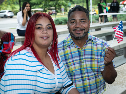 New citizens at Naturalization Ceremony at One World Day