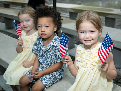 New citizens at Naturalization Ceremony at One World Day