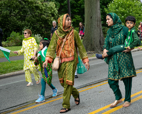 Pakistani community in Parade of Flags at One World Day 2024