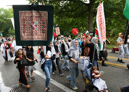 Cleveland Palestinian Community in the Parade of Flags at One World Day