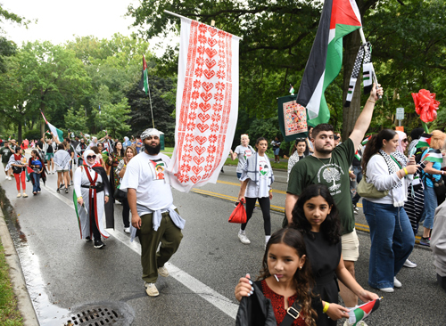 Cleveland Palestinian Community in the Parade of Flags at One World Day