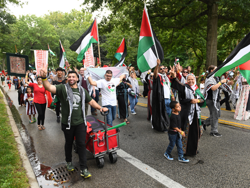 Cleveland Palestinian Community in the Parade of Flags at One World Day